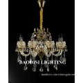 Glass & Zinc Alloy Lampbody Crystal Chandelier lamps